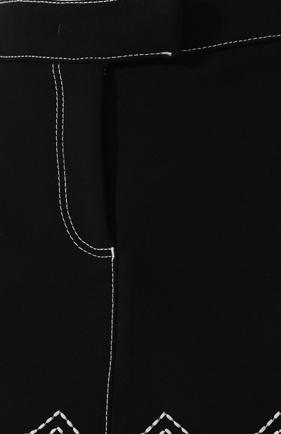 Шорты с контрастной прострочкой REDVALENTINO, арт. RR3RFA10/1FR, фото 5