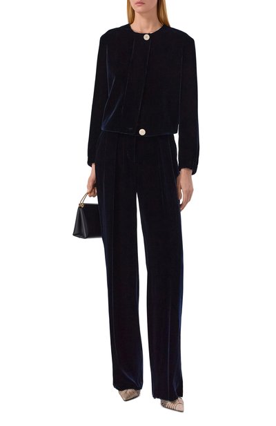 Женский бархатный жакет GIORGIO ARMANI, арт. GW002978/TE10831