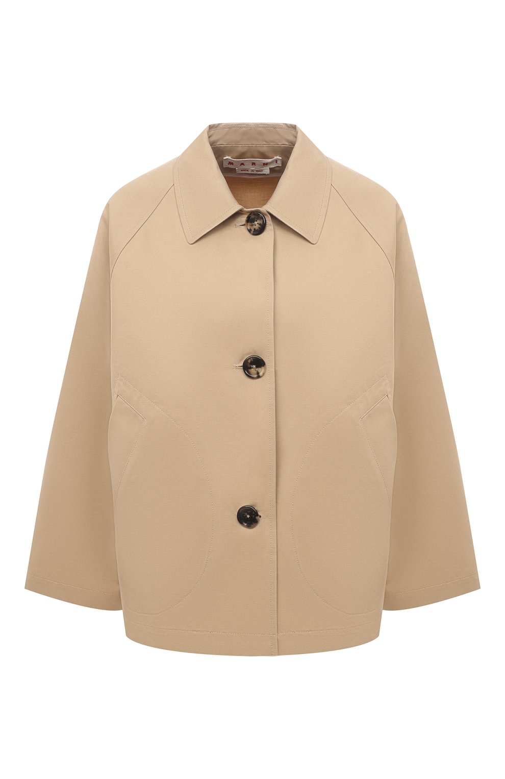 Куртка из хлопка и льна MARNI, арт. GIMA0149A0/TCZ35, фото 1