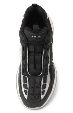 Мужс�кие кожаные кроссовки bone running AMIRI черного цвета, арт. AMF0SR1091 | Фото 6 (Драгоценные камни: Проставлено; Подошва: Массивная; Материал сплава: Проставлено; Материал внутренний: Текстиль; Материал внешний: Натуральная кожа; Материал утеплителя: Без утеплителя; Кросс-КТ: Низкие; Стили: Классический)
