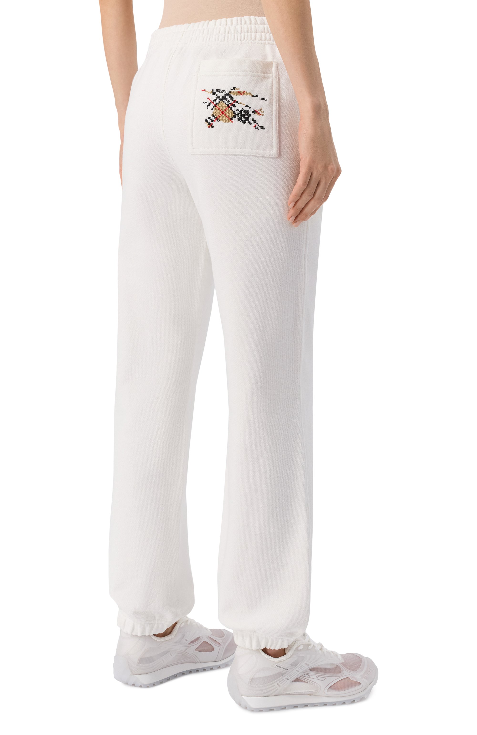 Хлопковые джоггеры BURBERRY, арт. 8110971, фото 4