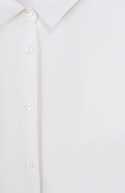 Хлопковая рубашка ELLA.B белого цвета по цене 17600 руб., арт. EBR2664, фото 3 Хлопковая рубашка ELLA.B, арт. EBR2664, фото 3