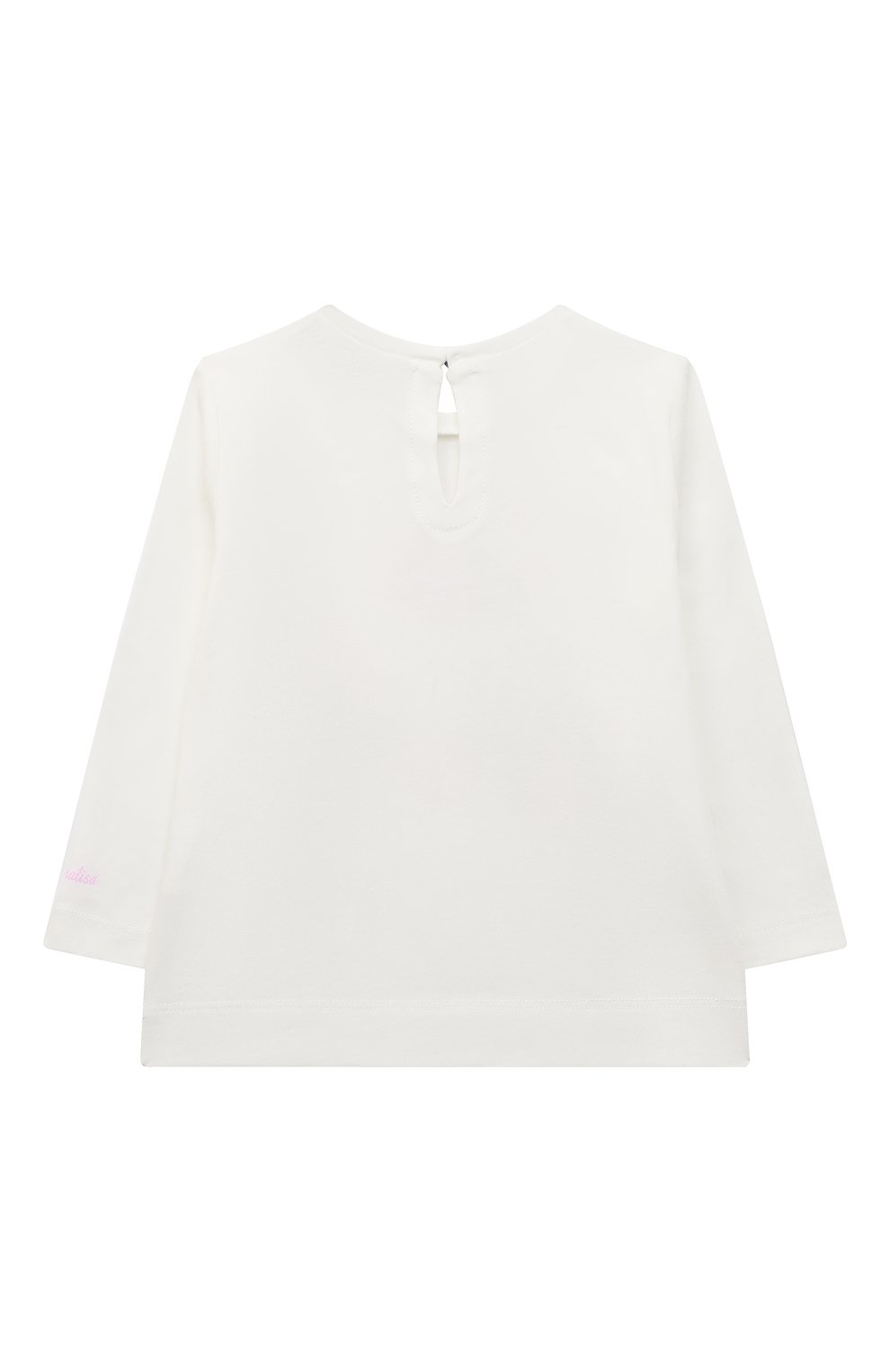 Хлопковый лонгслив MONNALISA, арт. 390601, фото 2