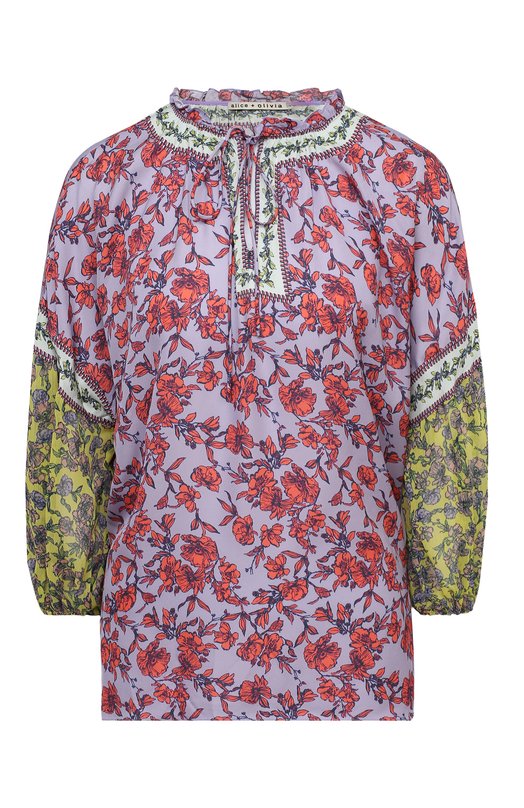 

Блузка из вискозы Alice + Olivia, Разноцветный