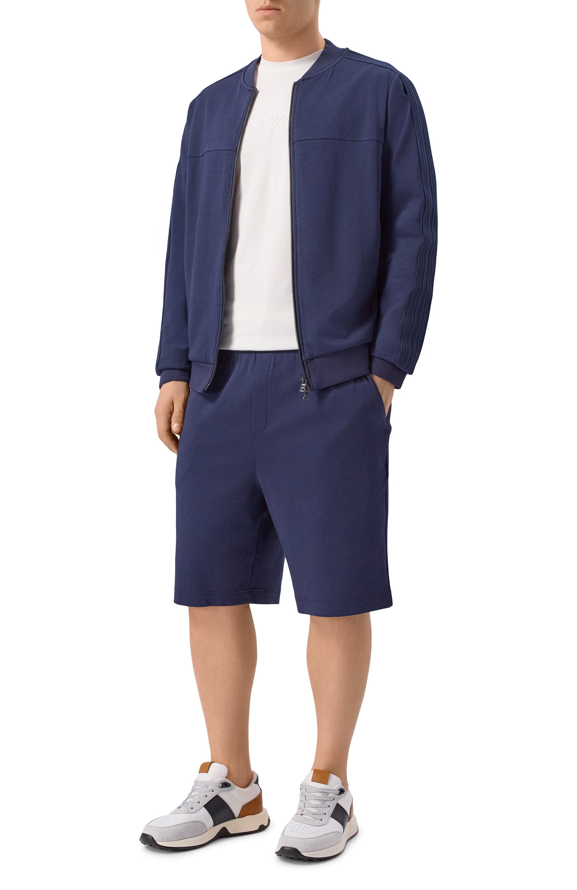 Толстовка BOGNER темно-синего цвета по цене 42800 руб., арт. 88085253, фото 2 Толстовка BOGNER, арт. 88085253, фото 2