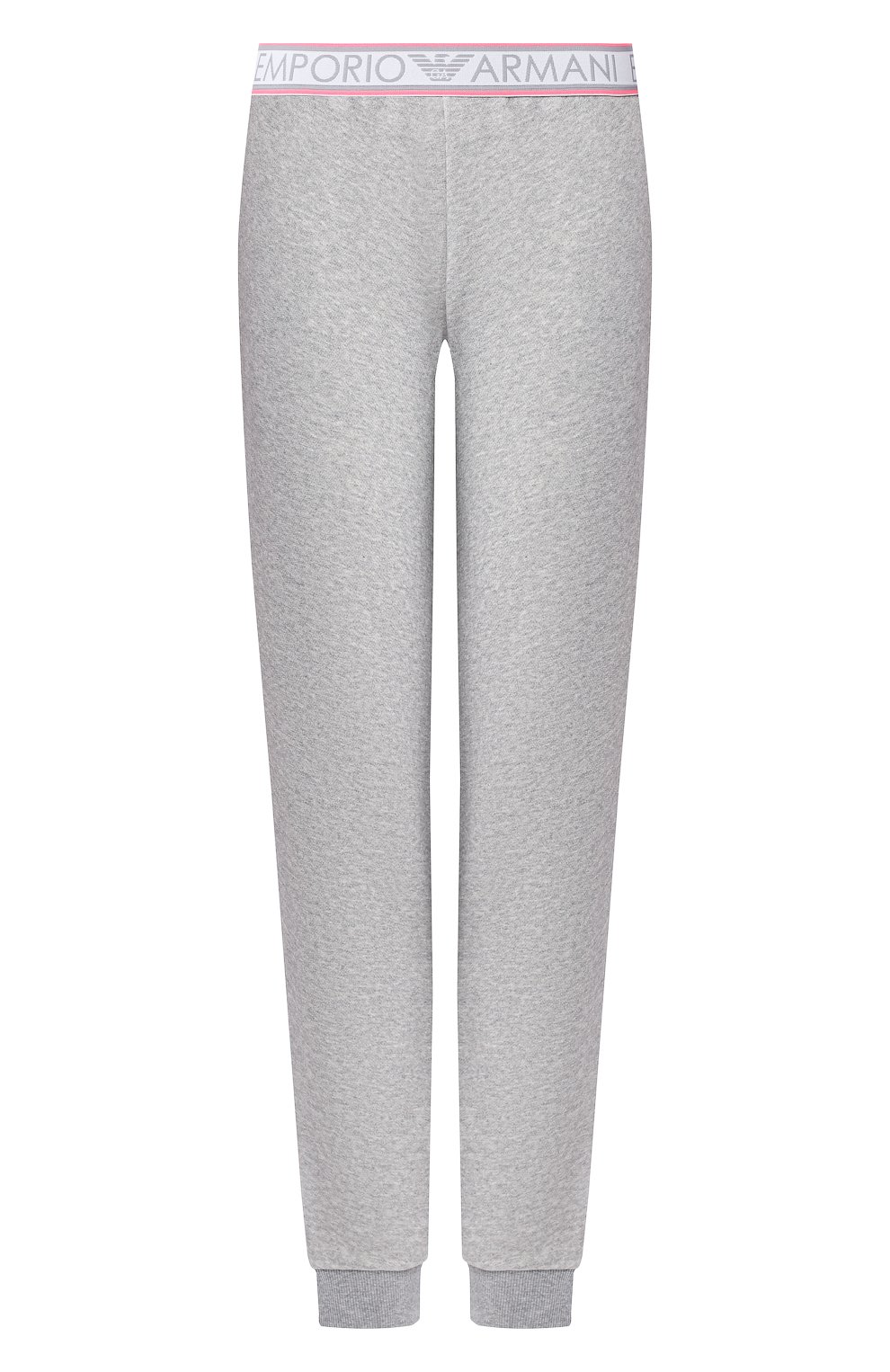 Хлопковые джоггеры EMPORIO ARMANI серого цвета по цене 12400 руб., арт. 163832/9P287, фото 1 Хлопковые джоггеры EMPORIO ARMANI, арт. 163832/9P287, фото 1
