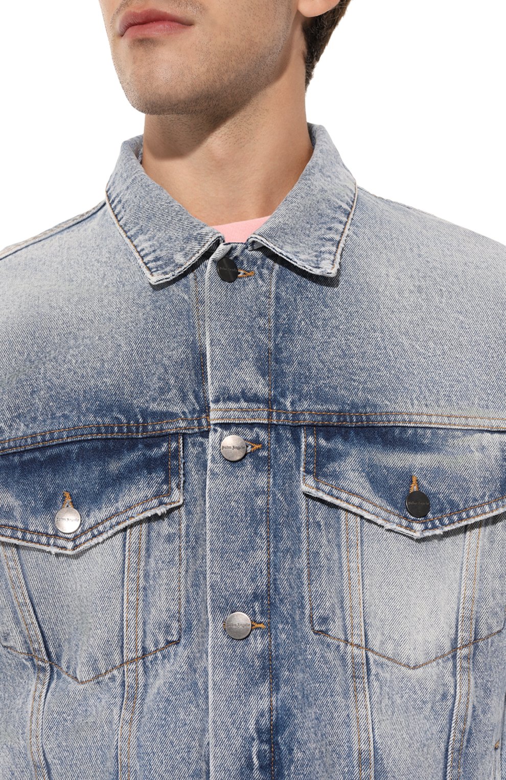 Джинсовая куртка PALM ANGELS, арт. PMYE006C99DEN0024001, фото 5