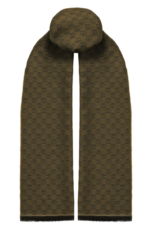 Шерстяной шарф Moschino 50066/M5131 Зелёный 50066/M5131