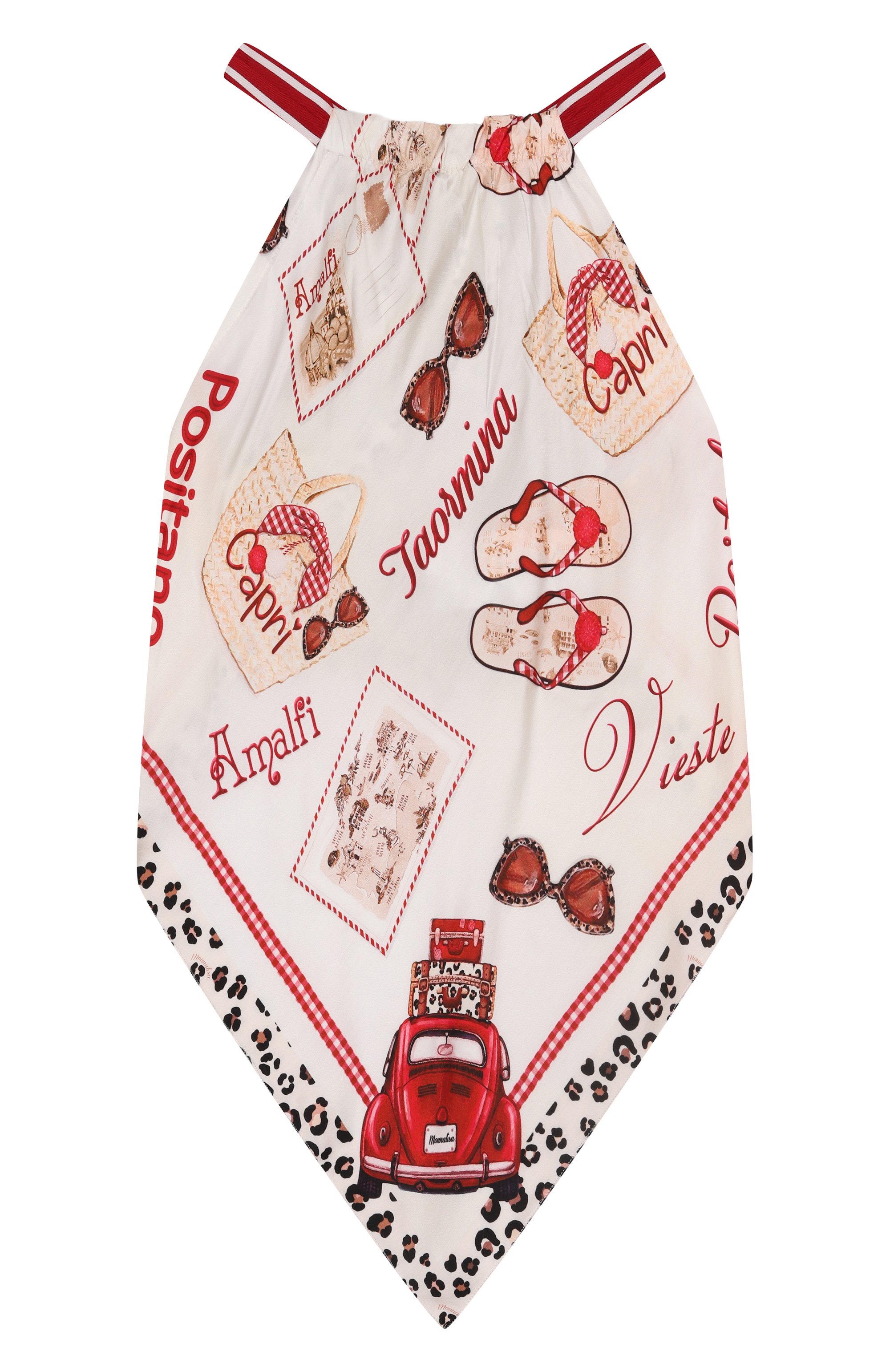 Топ из вискозы MONNALISA, арт. 11E304, фото 2