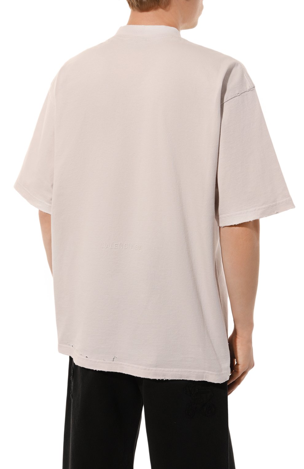 Хлопковая футболка BALENCIAGA, арт. 764235/TQVR9, фото 7