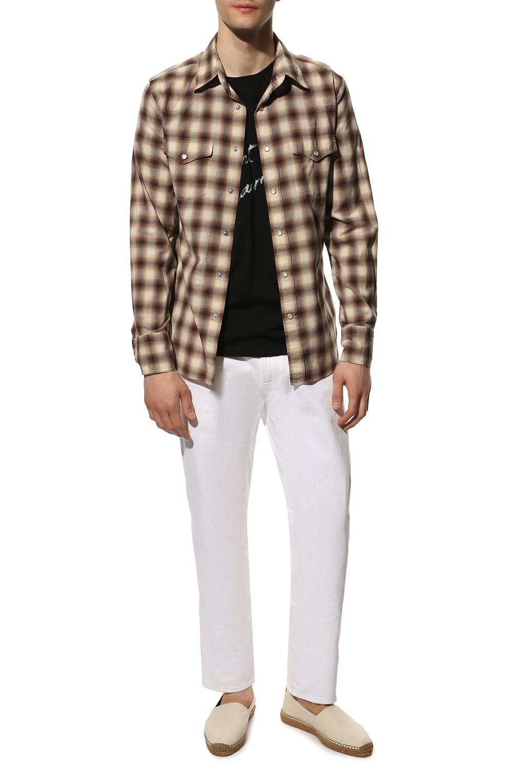 Текстильные эспадрильи SAINT LAURENT, арт. 605951/1P210, фото 2