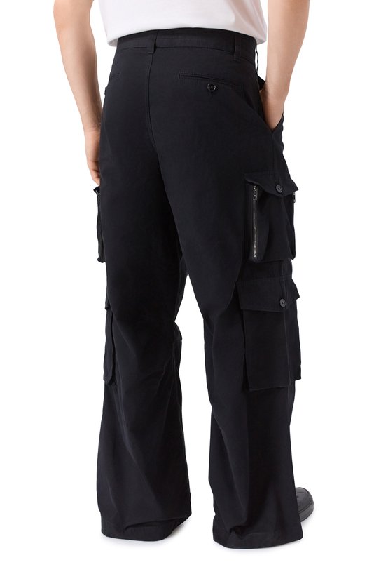Брюки-карго Dolce & Gabbana GP15UT/HUMS8 Чёрный  GP15UT/HUMS8 Фото 4