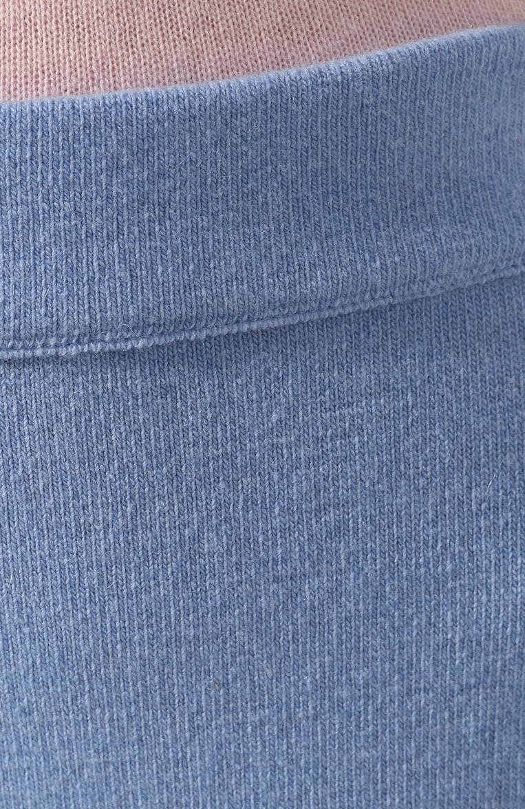Женская юбка-миди PIETRO BRUNELLI голубого цвета, арт. G01801/WL0068 | Фото 5 (Материал внешний: Шерсть; Материал внутренний: Не назначено; Женское Кросс-КТ: Юбка-одежда; Материал сплава: Проставлено; Длина Ж (юбки, платья, шорты): Миди; Драгоценные камни: Проставлено; Статус проверки: Проверена категория)