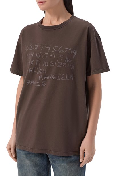Хлопковая футболка MAISON MARGIELA, арт. S51GC0544/S24575, фото 3