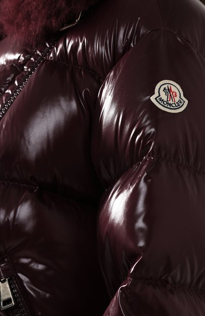 Стеганый пуховик с меховым воротником MONCLER, арт. D2-093-46395-15-68950, фото 5