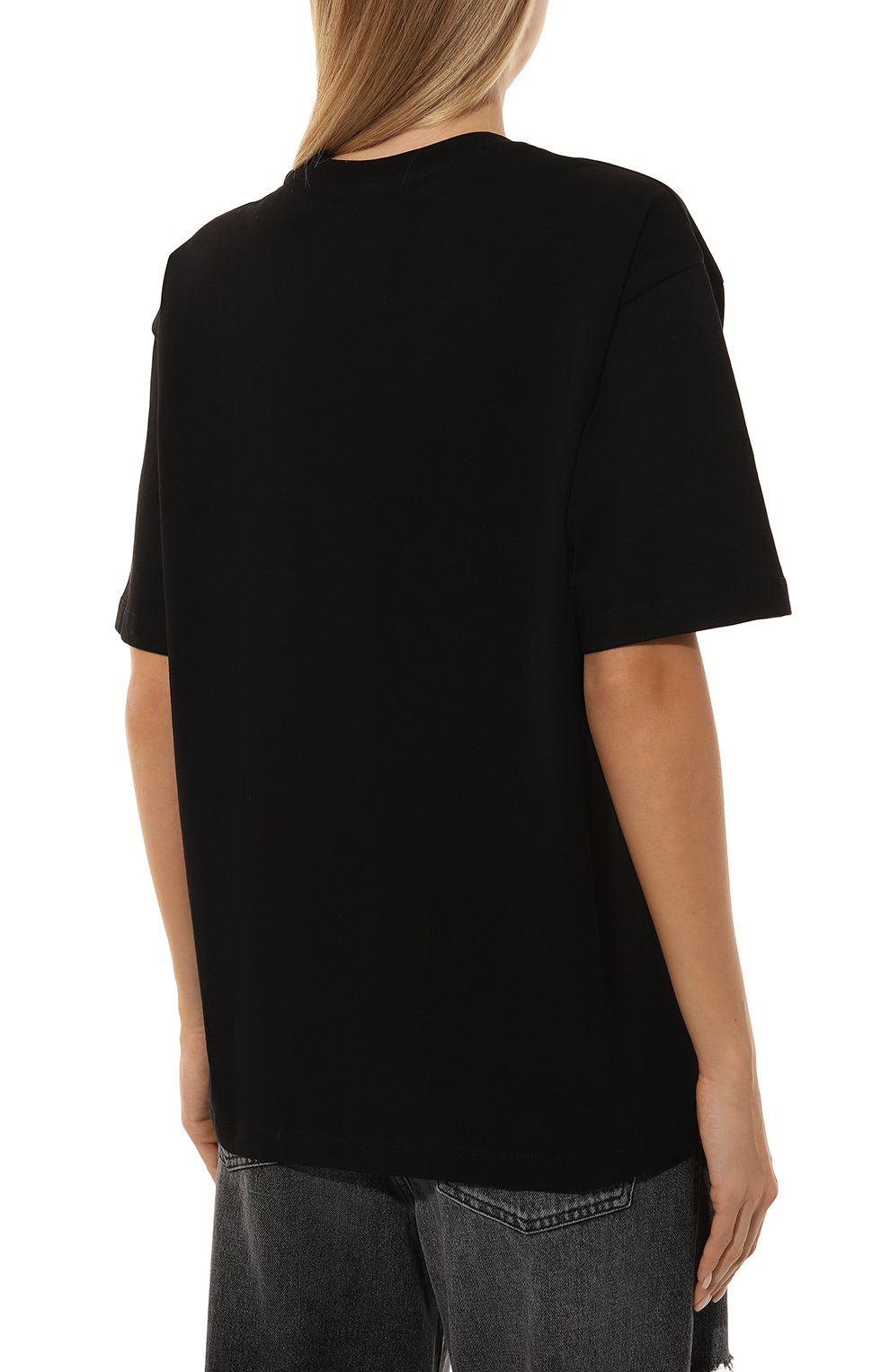 Хлопковая футболка COMME DES FUCKDOWN черного цвета по цене 6150 руб., арт. CFABW01182, фото 4 Хлопковая футболка COMME DES FUCKDOWN, арт. CFABW01182, фото 4