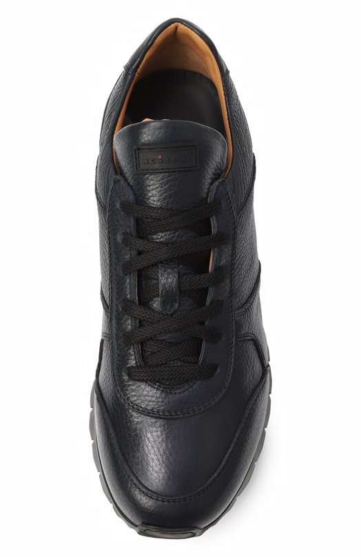 Кожаные кроссовки Kiton USSA114N0012602/M Синий  USSA114N0012602/M Фото 6