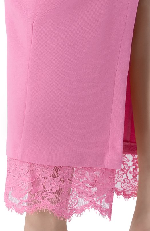 Хлопковая юбка ROWEN ROSE RR_J463_L Розовый  RR_J463_L Фото 5