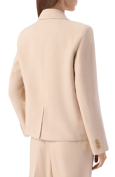 Жакет из вискозы и льна WEEKEND MAX MARA, арт. WEDNEMBI, фото 4