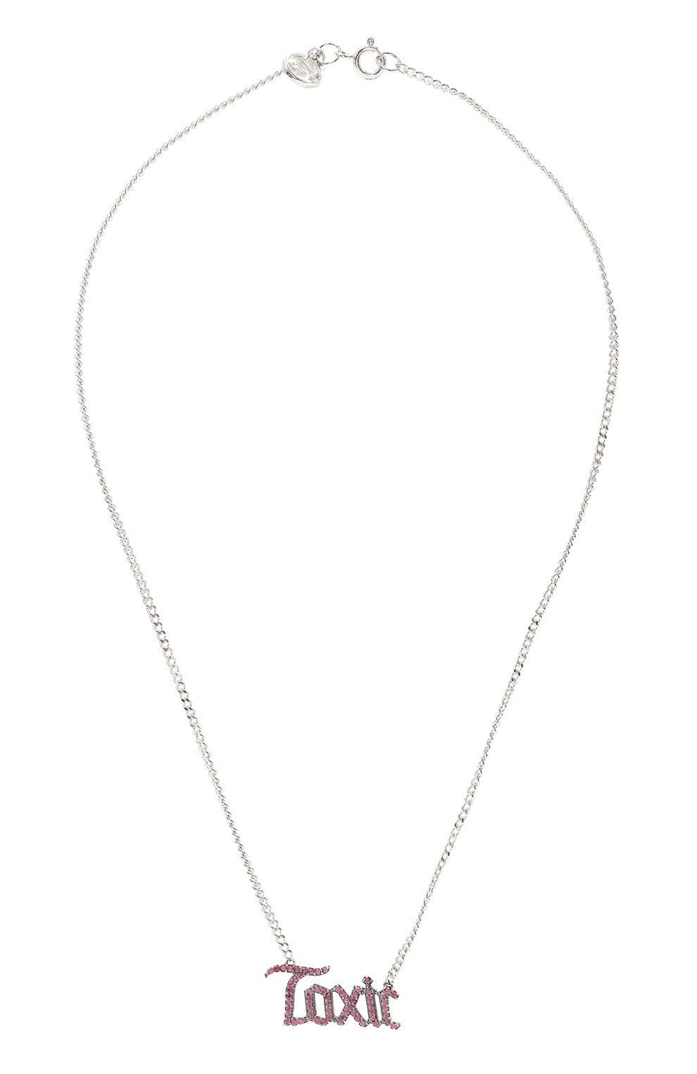 Колье toxic с надписью из фианитов LEVASHOVAELAGINA, арт. toxic/n, фото 1
