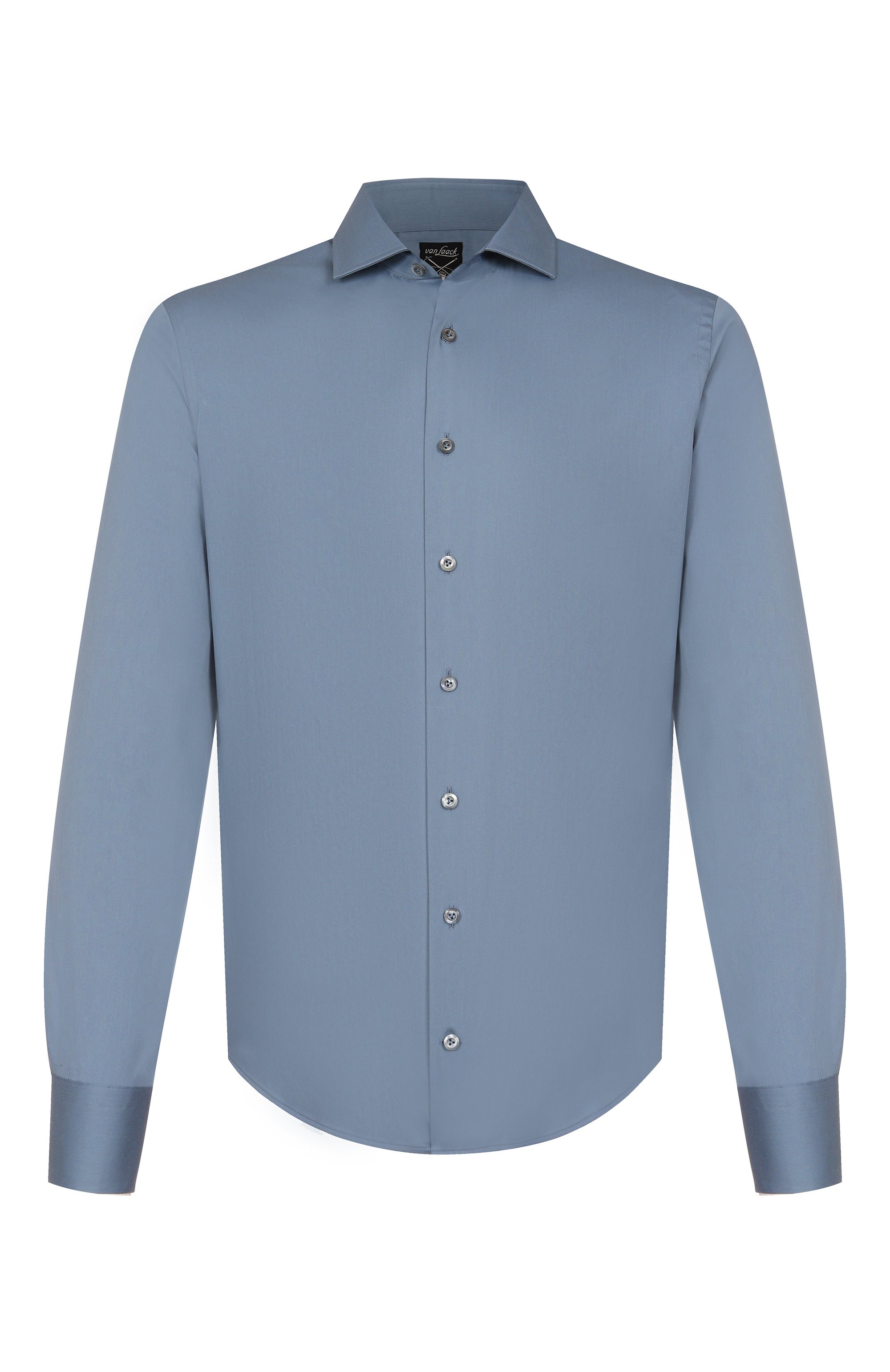 Хлопковая сорочка VAN LAACK голубого цвета по цене 24300 руб., арт. VL-RIK0S-SF/130830/770, фото 1 Хлопковая сорочка VAN LAACK, арт. VL-RIK0S-SF/130830/770, фото 1