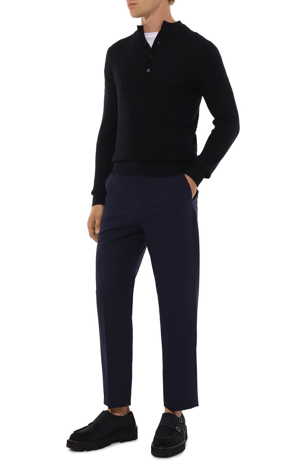 Шерстяные брюки BALMAIN, арт. DH1PM037/WC50, фото 2