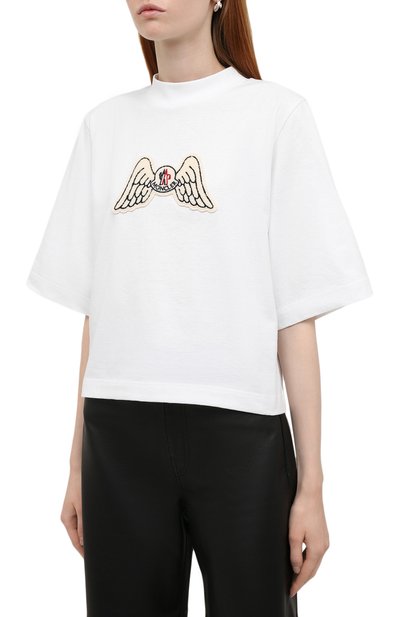 Хлопковая футболка 8 moncler palm angels MONCLER GENIUS, арт. G2-09L-8C000-06-829FK, фото 3