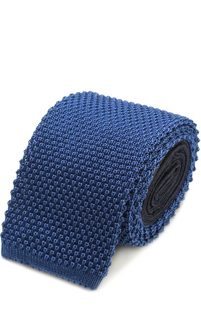 Мужской шелковый вязаный галстук ZEGNA, арт. Z9F931GG