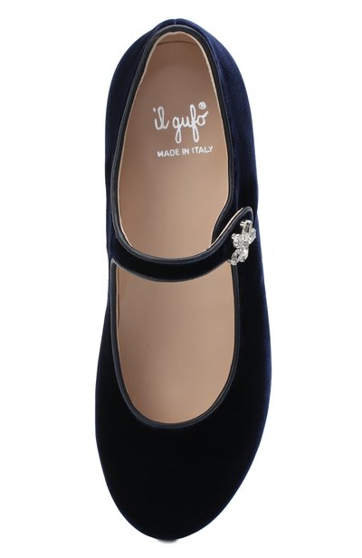 Туфли IL GUFO синего цвета по цене 24100 руб., арт. G285/VELVET/35-42, фото 4 Туфли IL GUFO, арт. G285/VELVET/35-42, фото 4