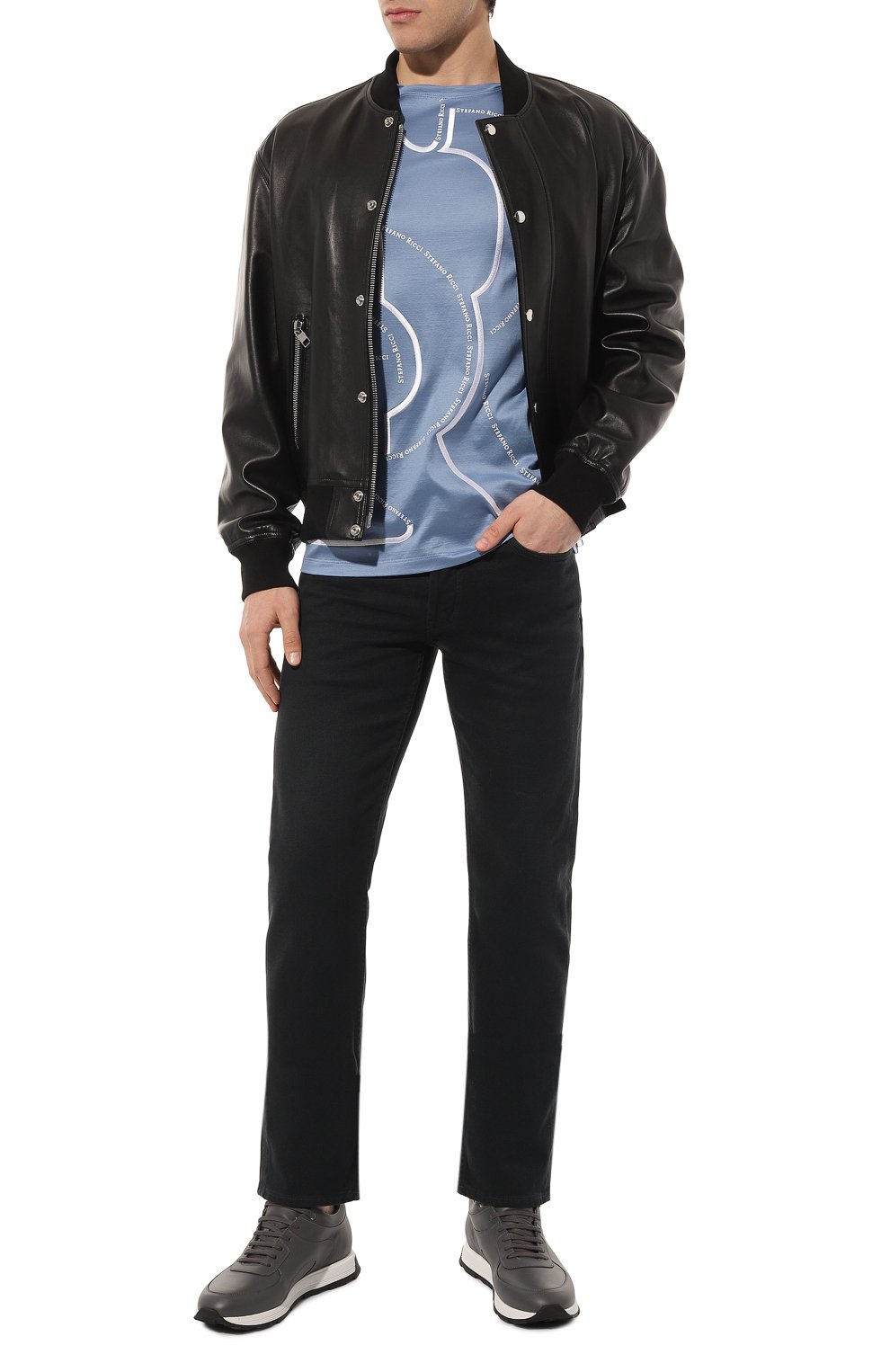 Хлопковая футболка STEFANO RICCI, арт. MNH3102200/TE0001, фото 2