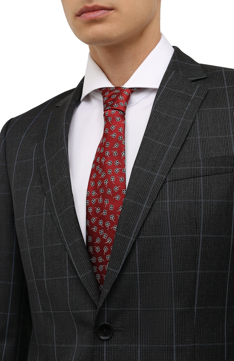 Шелковый галстук LANVIN, арт. 3221/TIE, фото 2