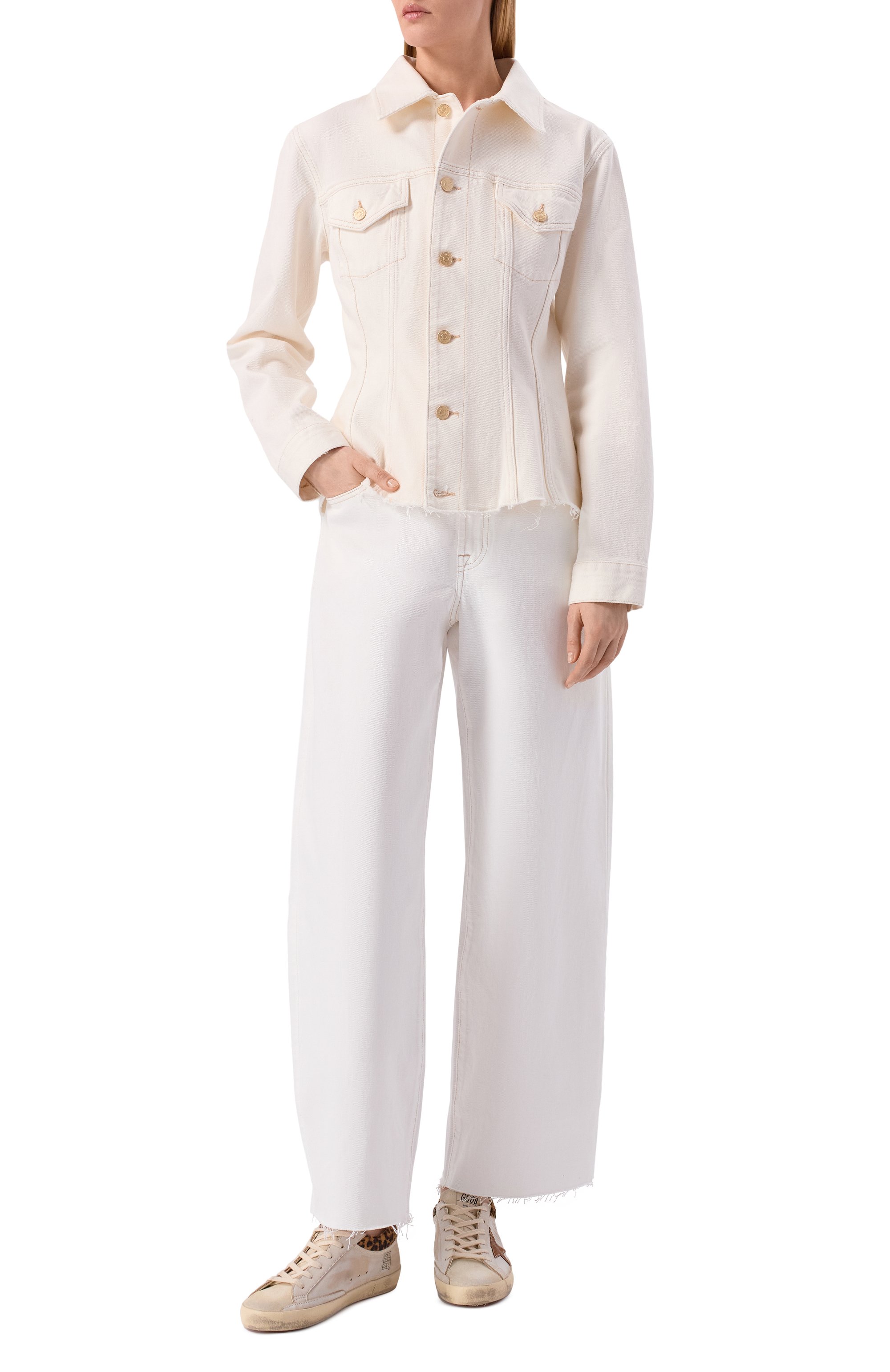 Кожаны е кеды super-star GOLDEN GOOSE DELUXE BRAND, арт. GWF01042.F008167, фото 3