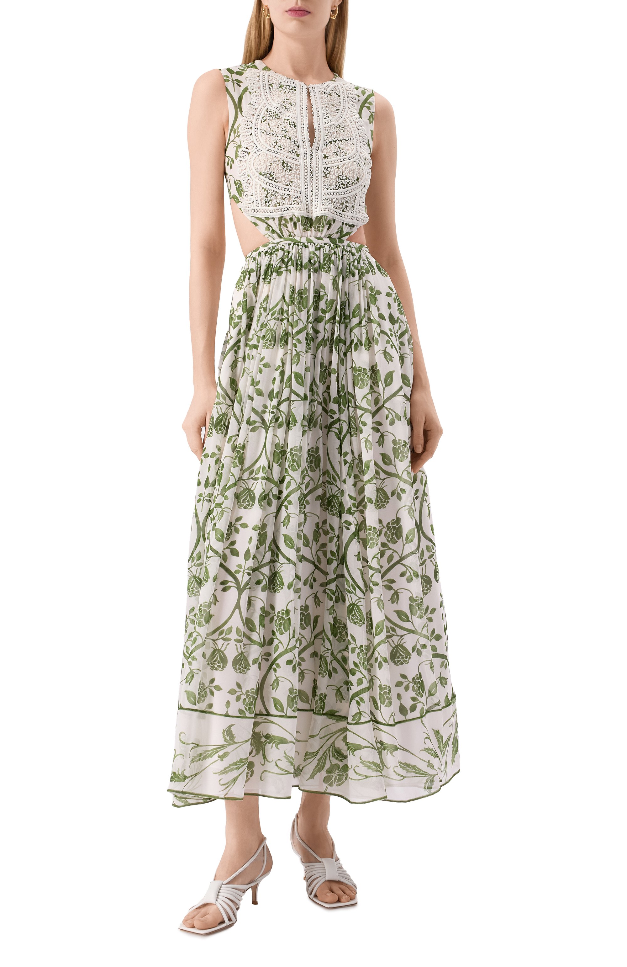 Шелковое платье GIAMBATTISTA VALLI, арт. 25SSPVTE5259-43PRI, фото 3