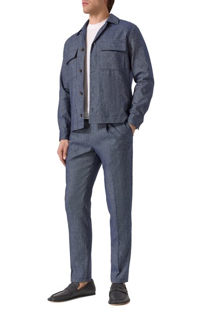 Брюки изо льна и хлопка WINDSOR, арт. 13 SILVI 10019385/30046342, фото 2