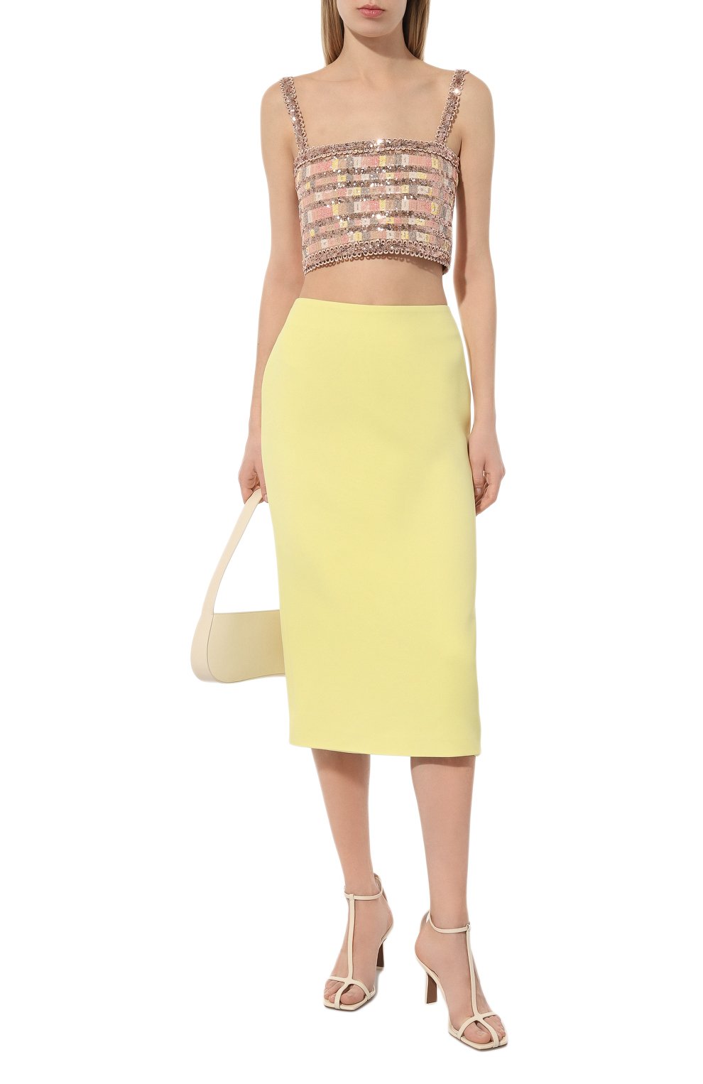 Юбка из шелка и вискозы ELIE SAAB, арт. SK018N, фото 2