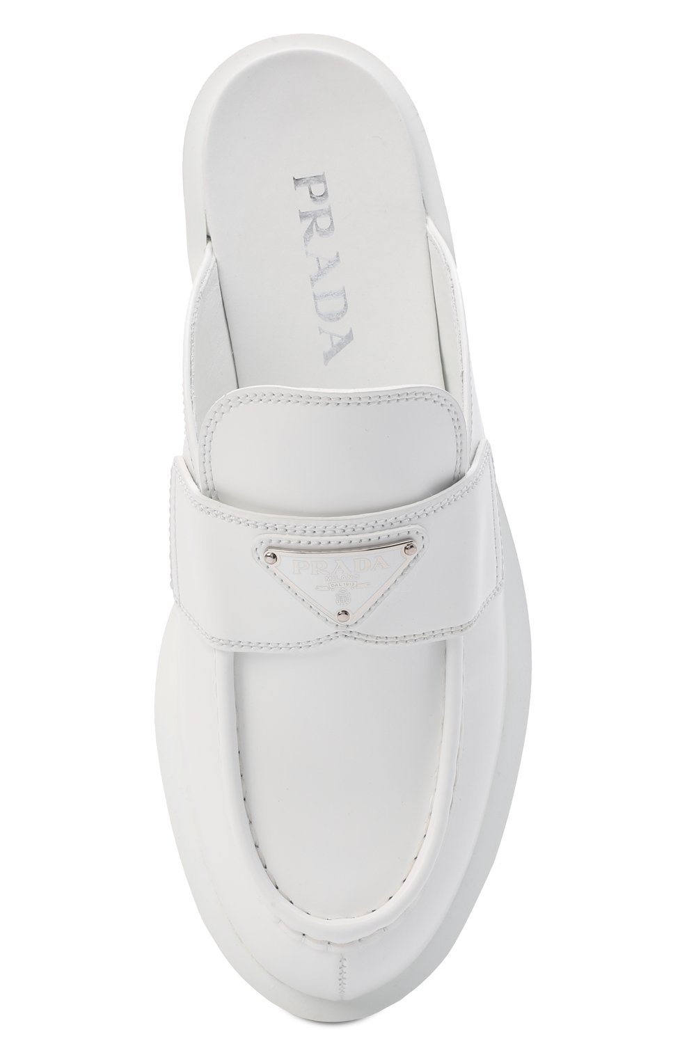 Кожаные сабо PRADA, арт. 1D652M-055-F0009-040, фото 4