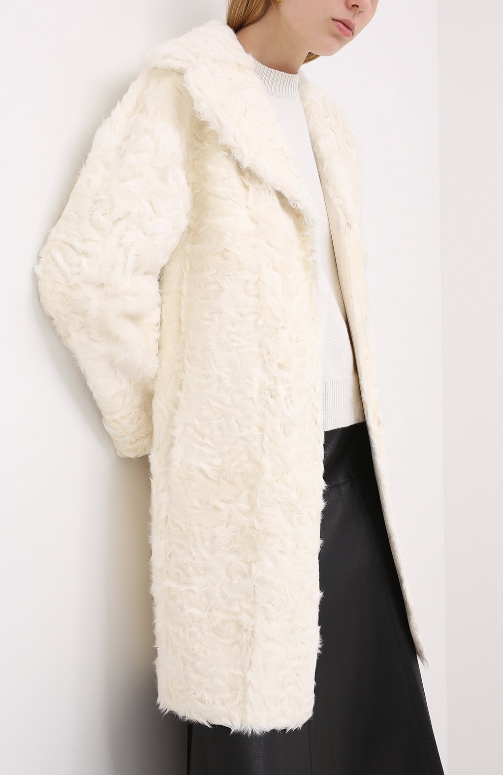 Шуба из овчины VALENTINO, арт. UF3FA419CAF, фото 3