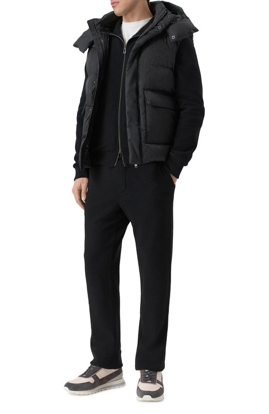 Толстовка из хлопка и шерсти MVST 17M416/TF00 Чёрный  17M416/TF00 Фото 2