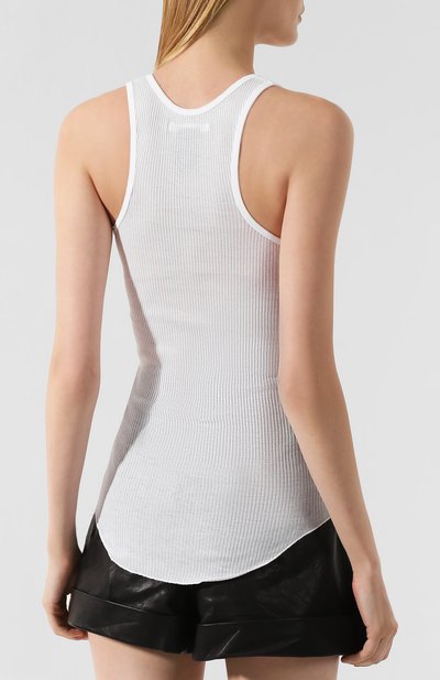 Хлопковая майка ISABEL MARANT ETOILE белого цвета по цене 4925 руб., арт. TS0219-00M001E/L0UISA, фото 4 Хлопковая майка ISABEL MARANT ETOILE, арт. TS0219-00M001E/L0UISA, фото 4