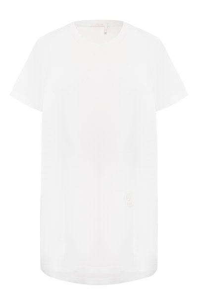 Женская хлопковая футболка CHLOÉ, арт. CHC20SJH96084