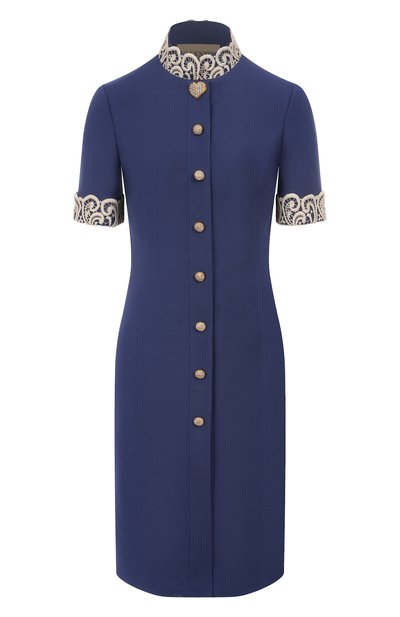 Женское платье из шерсти и шелка VALENTINO, арт. 7B3VAG10/1CF