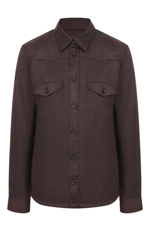 Кашемировая рубашка MVST M25.1MW.B003/2453/54 Коричневый M25.1MW.B003/2453/54