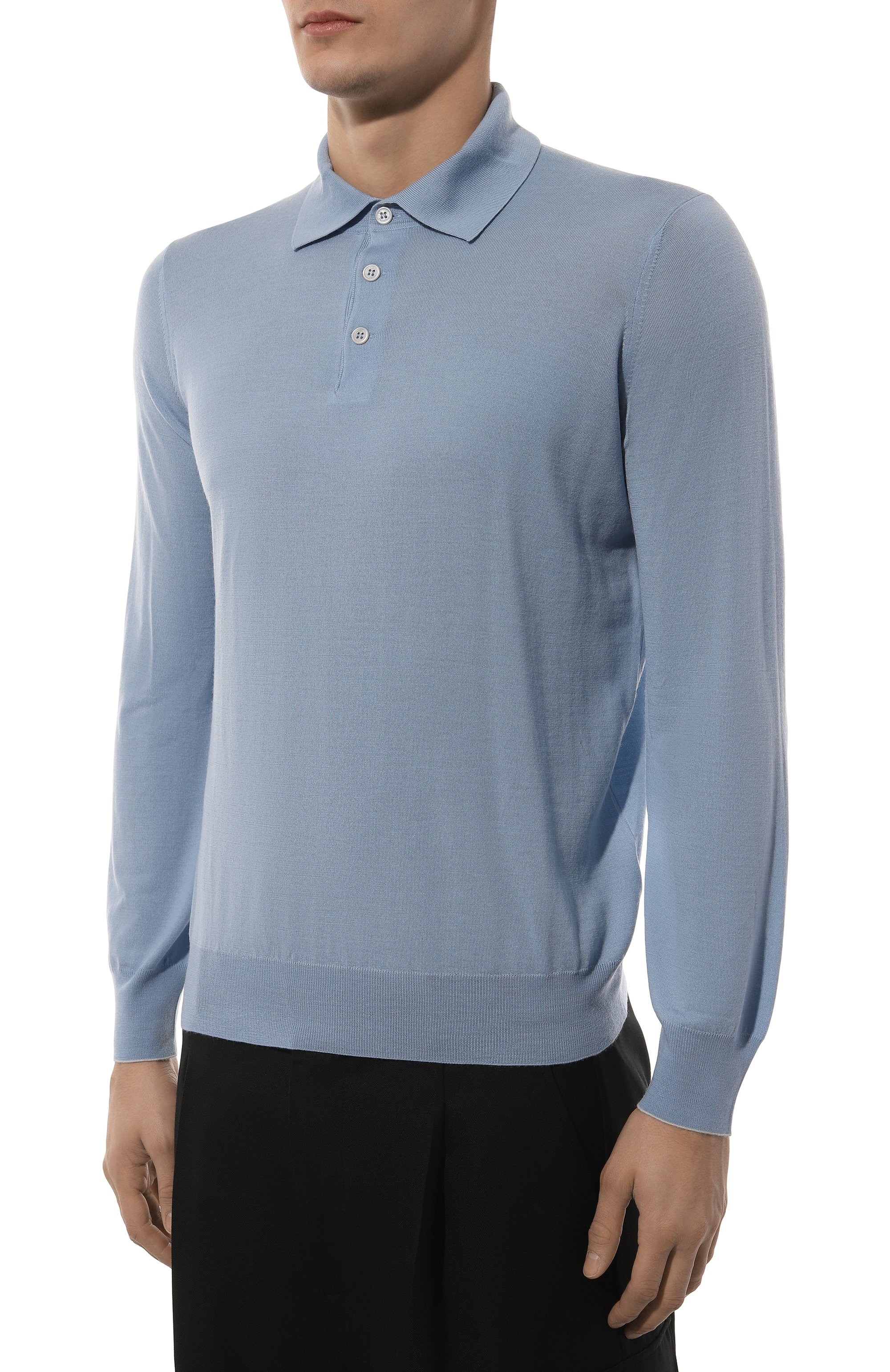 Поло из шерсти и кашемира BRUNELLO CUCINELLI, арт. M2400B2007, фото 3