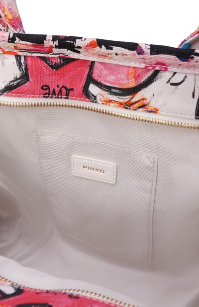 Сумка-тоут PINKO разноцветного цвета по цене 17950 руб., арт. 106673/A3B6, фото 5 Сумка-тоут PINKO, арт. 106673/A3B6, фото 5