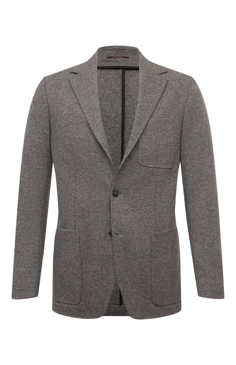 Пиджак из шерсти и кашемира CANALI серого цвета по цене 124000 руб., арт. J0147/JJ02859, фото 1 Пиджак из шерсти и кашемира CANALI, арт. J0147/JJ02859, фото 1