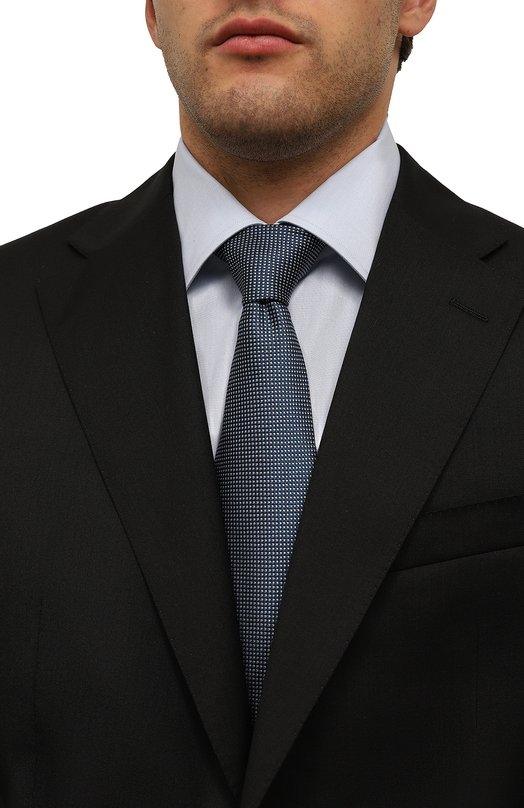 Шелковый галстук Brouback TIE 8CM/FW24 Синий  TIE 8CM/FW24 Фото 2