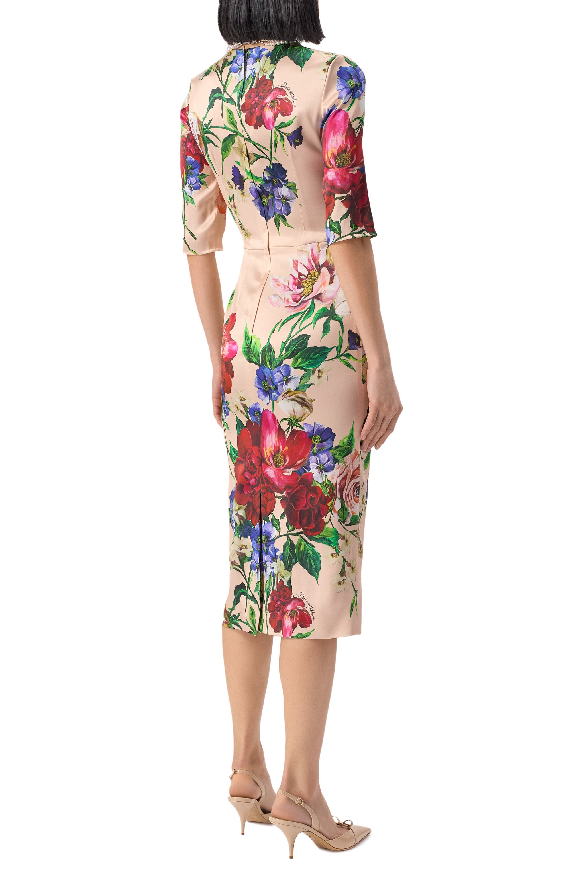 Атласное платье DOLCE & GABBANA, арт. F6EAJT/FSIB5, фото 4