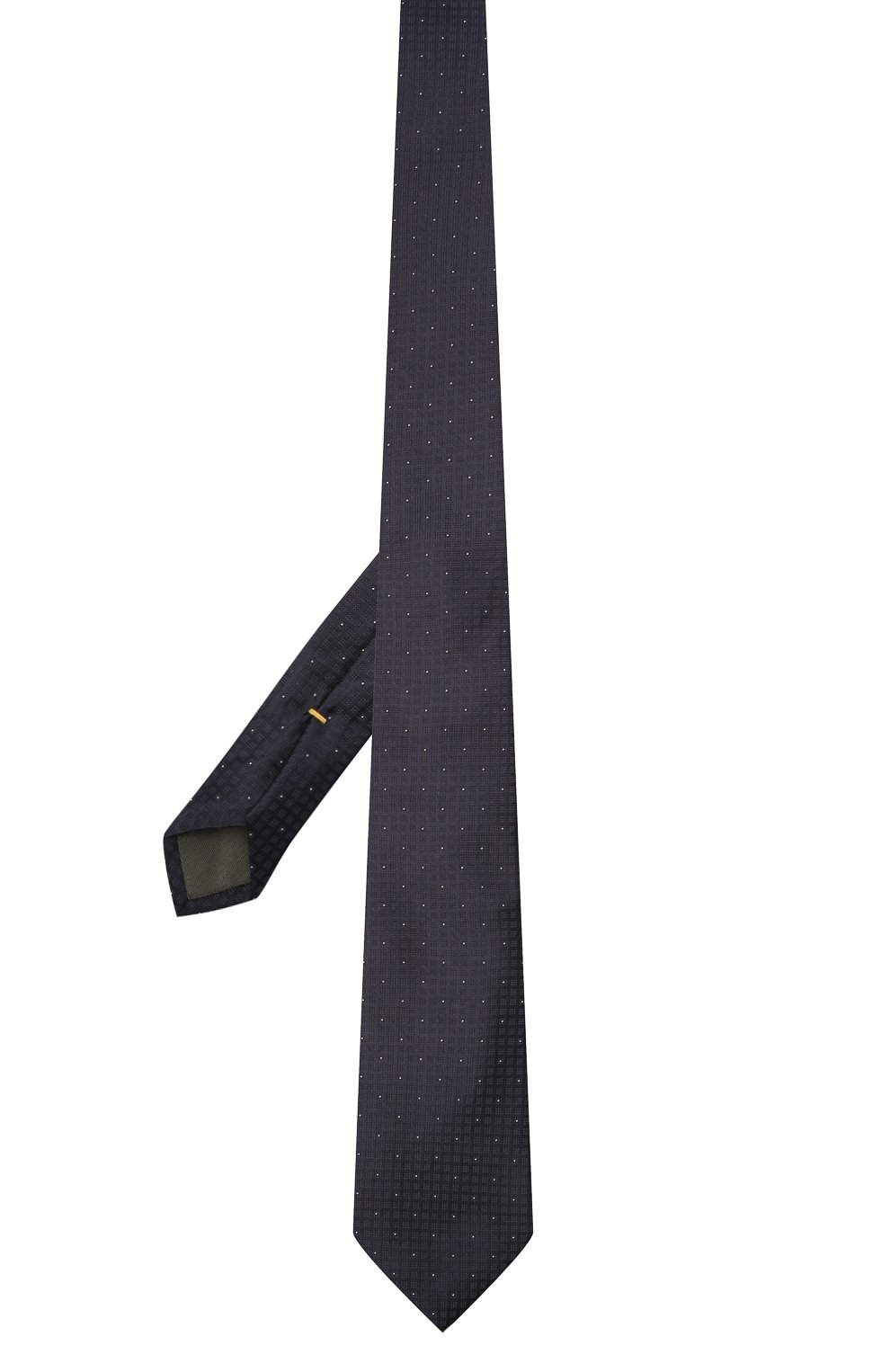Шелковый галстук CANALI темно-синего цвета по цене 13250 руб., арт. 18/HJ03328, фото 2 Шелковый галстук CANALI, арт. 18/HJ03328, фото 2