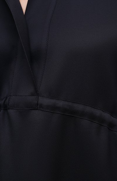 Атласное платье THEORY темно-синего цвета по цене 59950 руб., арт. K1106613, фото 5 Атласное платье THEORY, арт. K1106613, фото 5