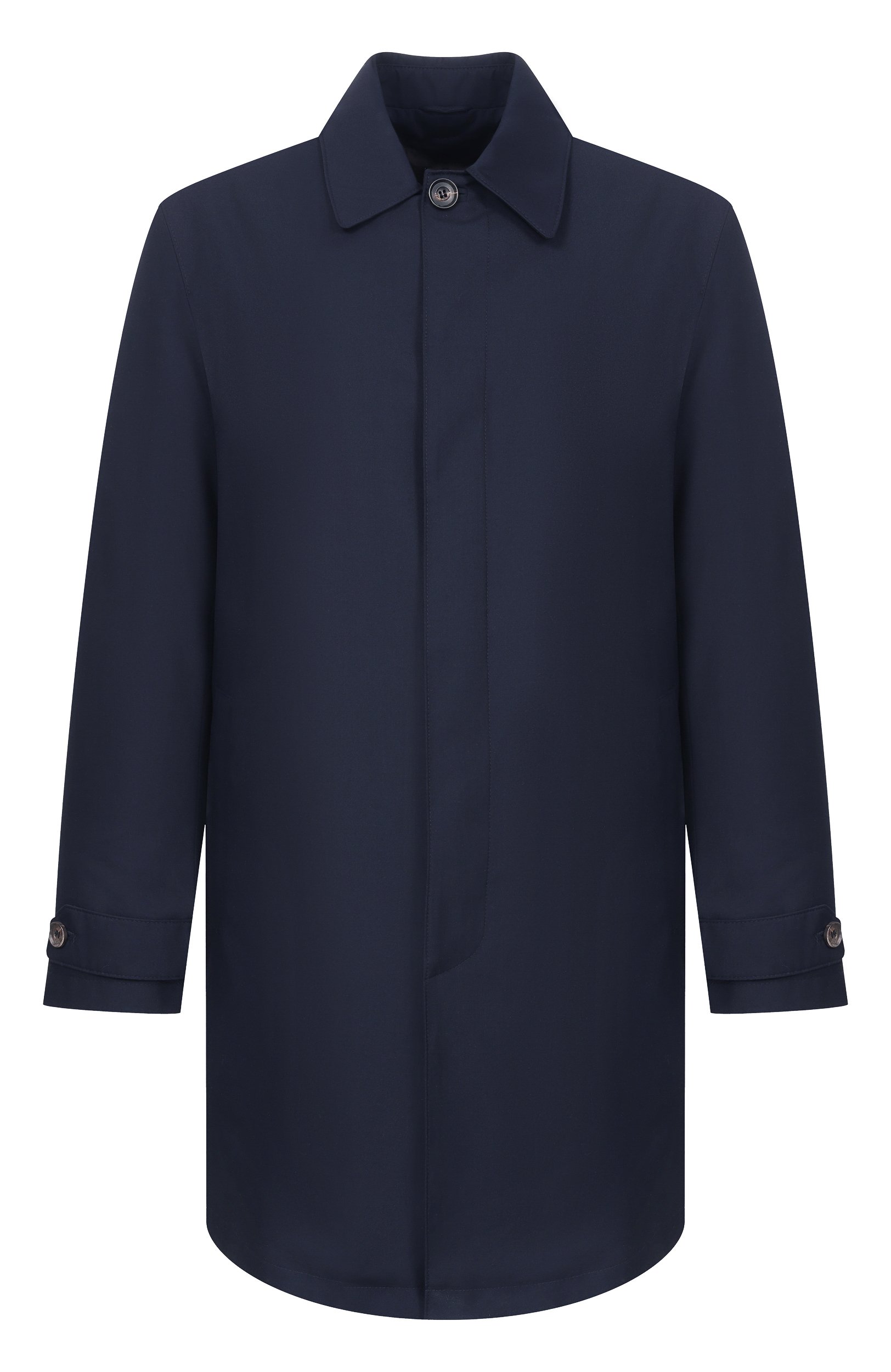 Плащ CORNELIANI темно-синего цвета по цене 118000 руб., арт. 2835G2/2A20141, фото 1 Плащ CORNELIANI, арт. 2835G2/2A20141, фото 1